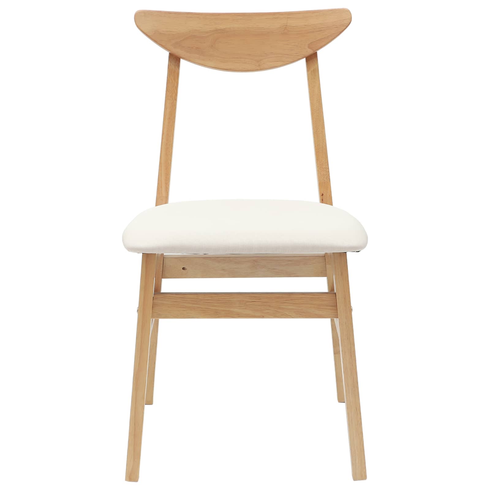Esszimmerstühle 2 pcs Natur 42 x 47.5 x 81 cm