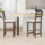 Esszimmerstühle 2 pcs Hellbraun 40 x 47,5 x 99,5 cm
