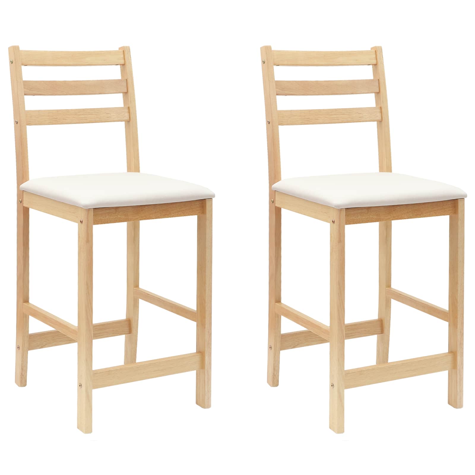 Esszimmerstühle 2 pcs Natur 40 x 47,5 x 99,5 cm