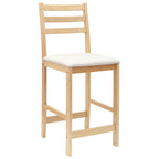 Esszimmerstühle 2 pcs Natur 40 x 47,5 x 99,5 cm