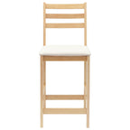 Esszimmerstühle 2 pcs Natur 40 x 47,5 x 99,5 cm