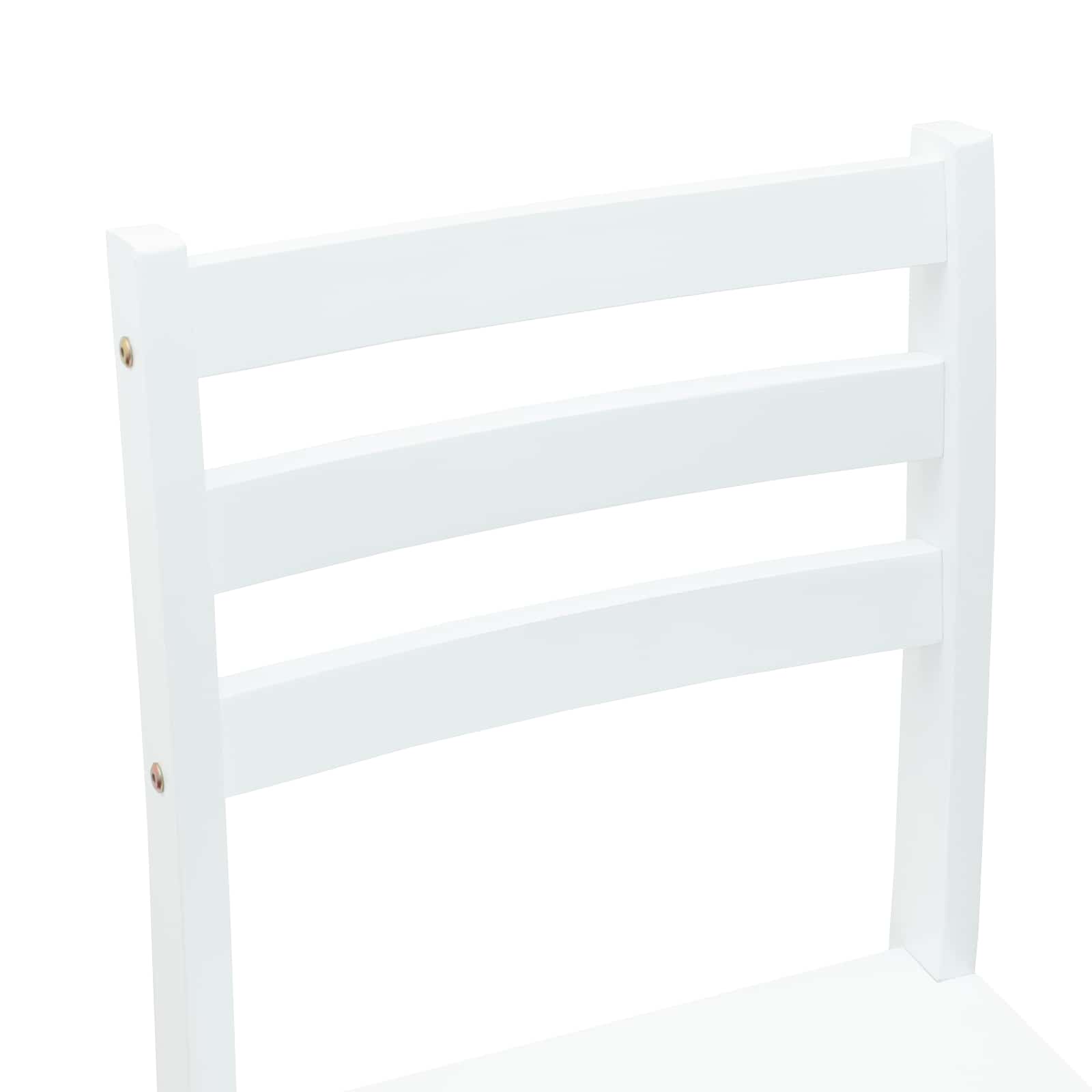 Esszimmerstühle 2 pcs Weiß 40 x 47,5 x 99,5 cm