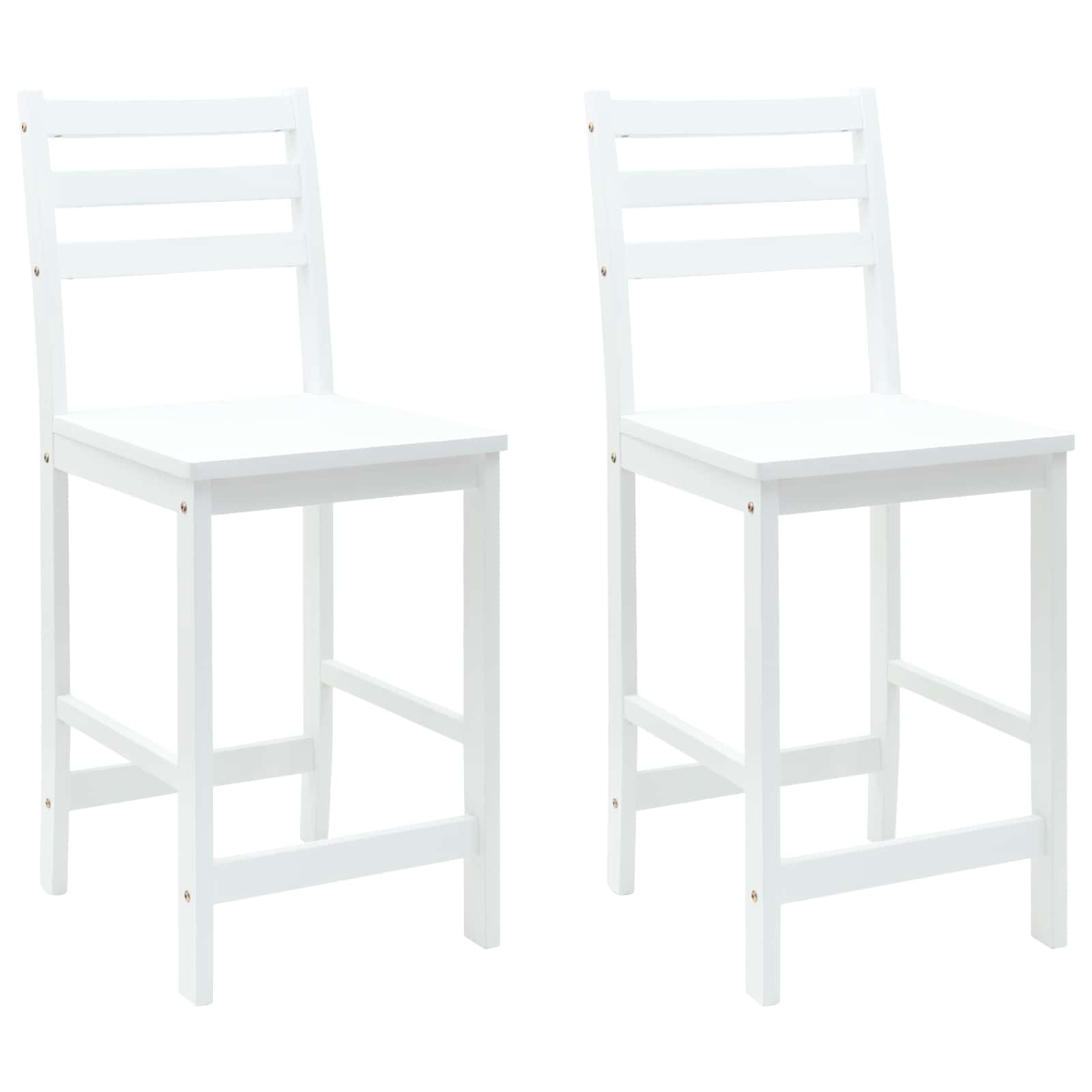 Esszimmerstühle 2 pcs Weiß 40 x 47,5 x 99,5 cm
