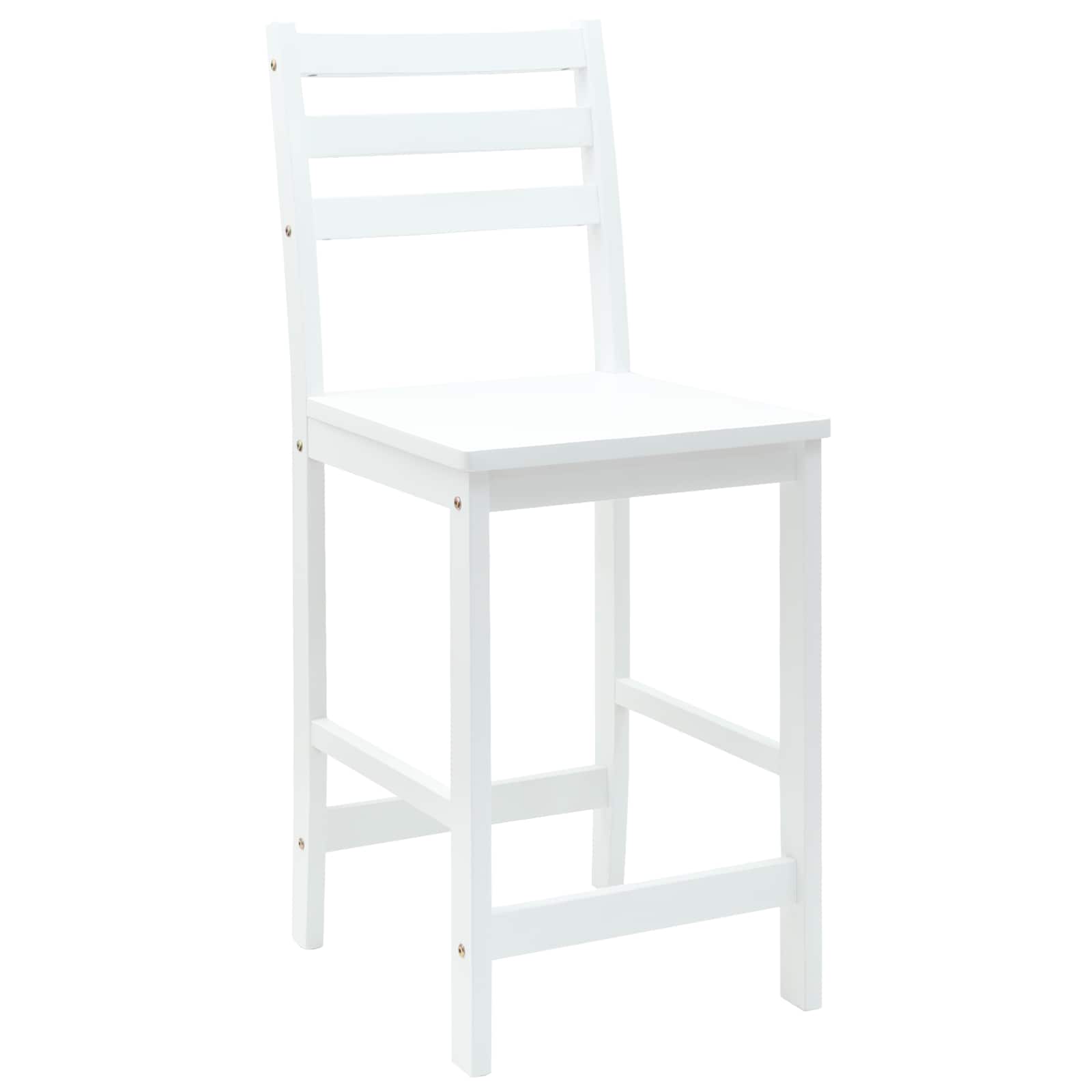 Esszimmerstühle 2 pcs Weiß 40 x 47,5 x 99,5 cm