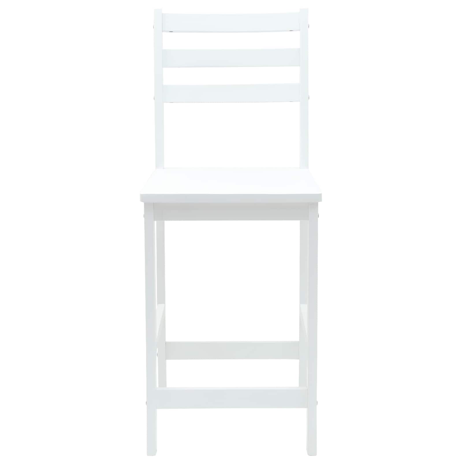 Esszimmerstühle 2 pcs Weiß 40 x 47,5 x 99,5 cm