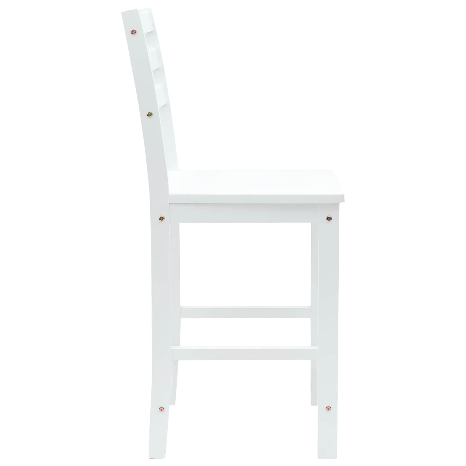 Esszimmerstühle 2 pcs Weiß 40 x 47,5 x 99,5 cm