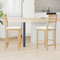 Esszimmerstühle 2 pcs Natur 40 x 47,5 x 99,5 cm