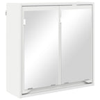 Badezimmermöbel-Set mit Schubladen 4 pcs Weiß Holzwerkstoff