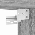 Badezimmermöbel-Set mit Regal 3 pcs Graues Sonoma Holzwerkstoff