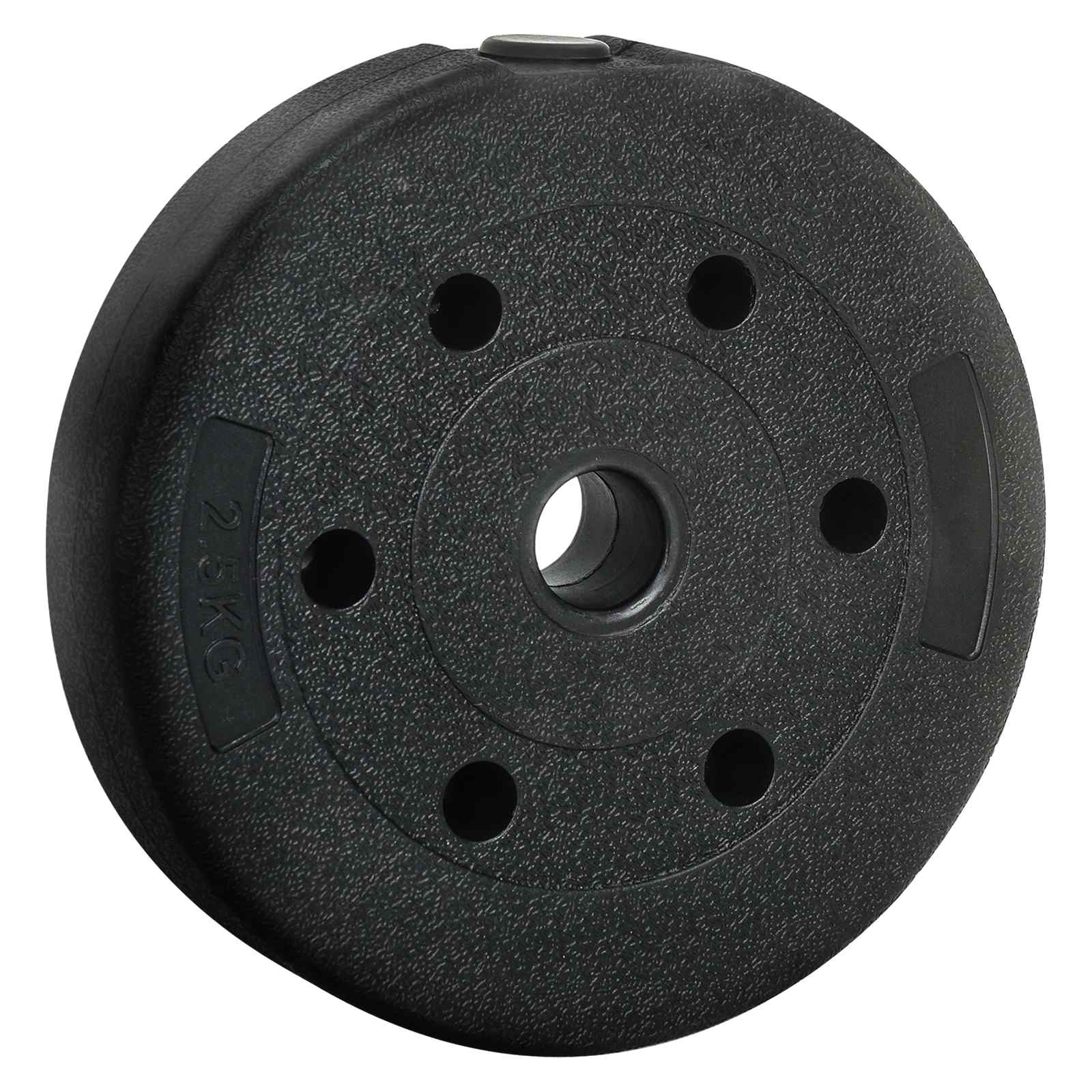 4-in-1 Hantelset 30kg Schwarz und Rot Zement und Eisensand