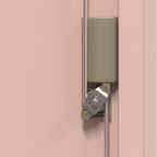 Aufbewahrungsschrank Rosa 90 x 40 x 70 cm Stahl