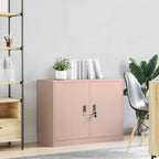 Aufbewahrungsschrank Rosa 90 x 40 x 70 cm Stahl