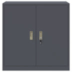Aufbewahrungsschrank Anthrazit 90 x 40 x 90 cm Stahl