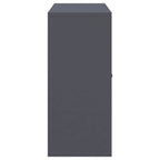 Aufbewahrungsschrank Anthrazit 90 x 40 x 90 cm Stahl
