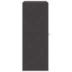 Aufbewahrungsschrank Schwarz 90 x 40 x 105 cm Stahl