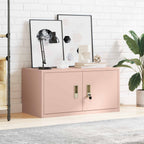Aufbewahrungsschrank Rosa 80 x 40 x 40 cm Stahl