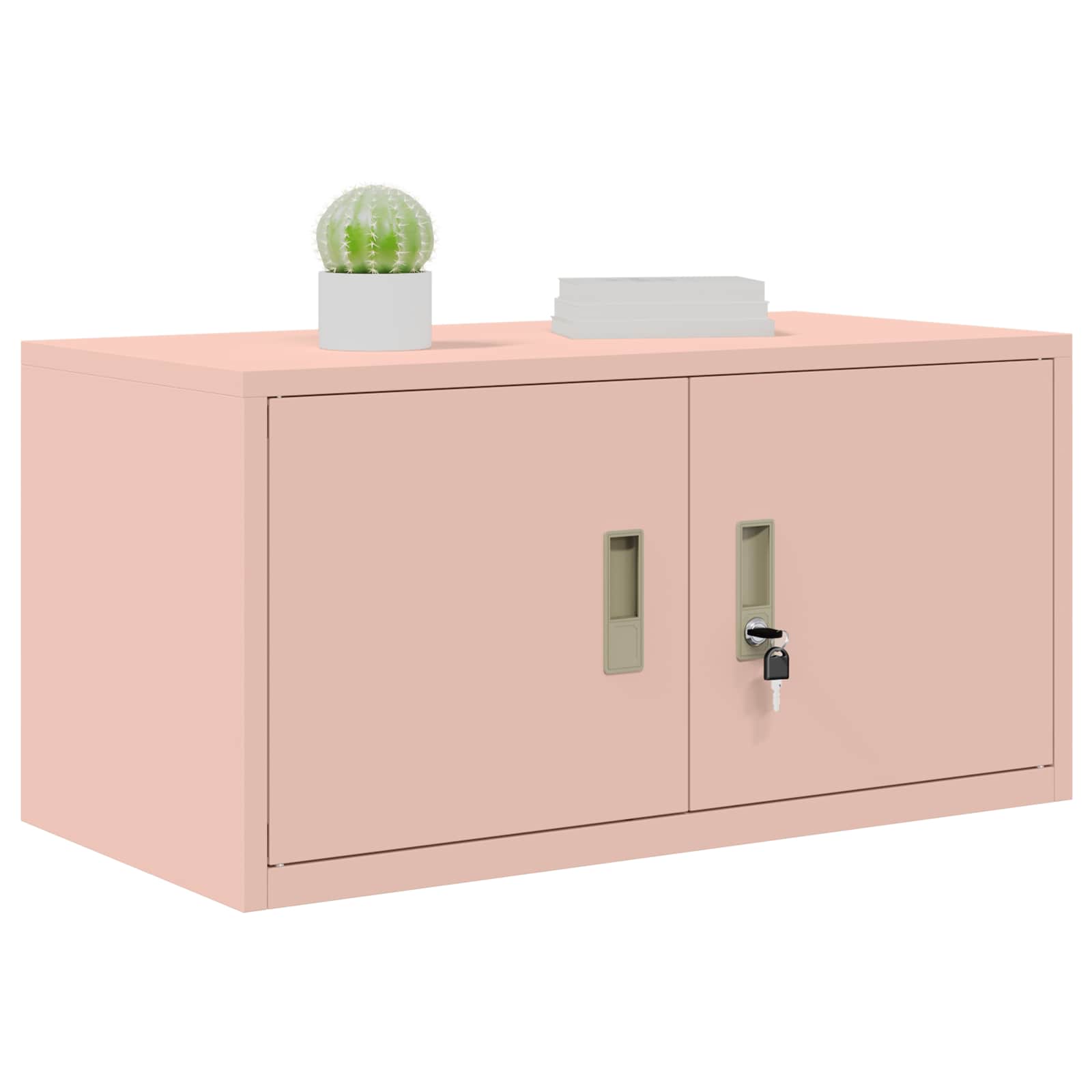 Aufbewahrungsschrank Rosa 80 x 40 x 40 cm Stahl