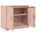 Aufbewahrungsschrank Rosa 80 x 40 x 70 cm Stahl