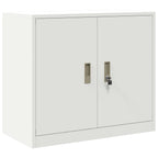 Aufbewahrungsschrank Weiß 80 x 40 x 70 cm Stahl