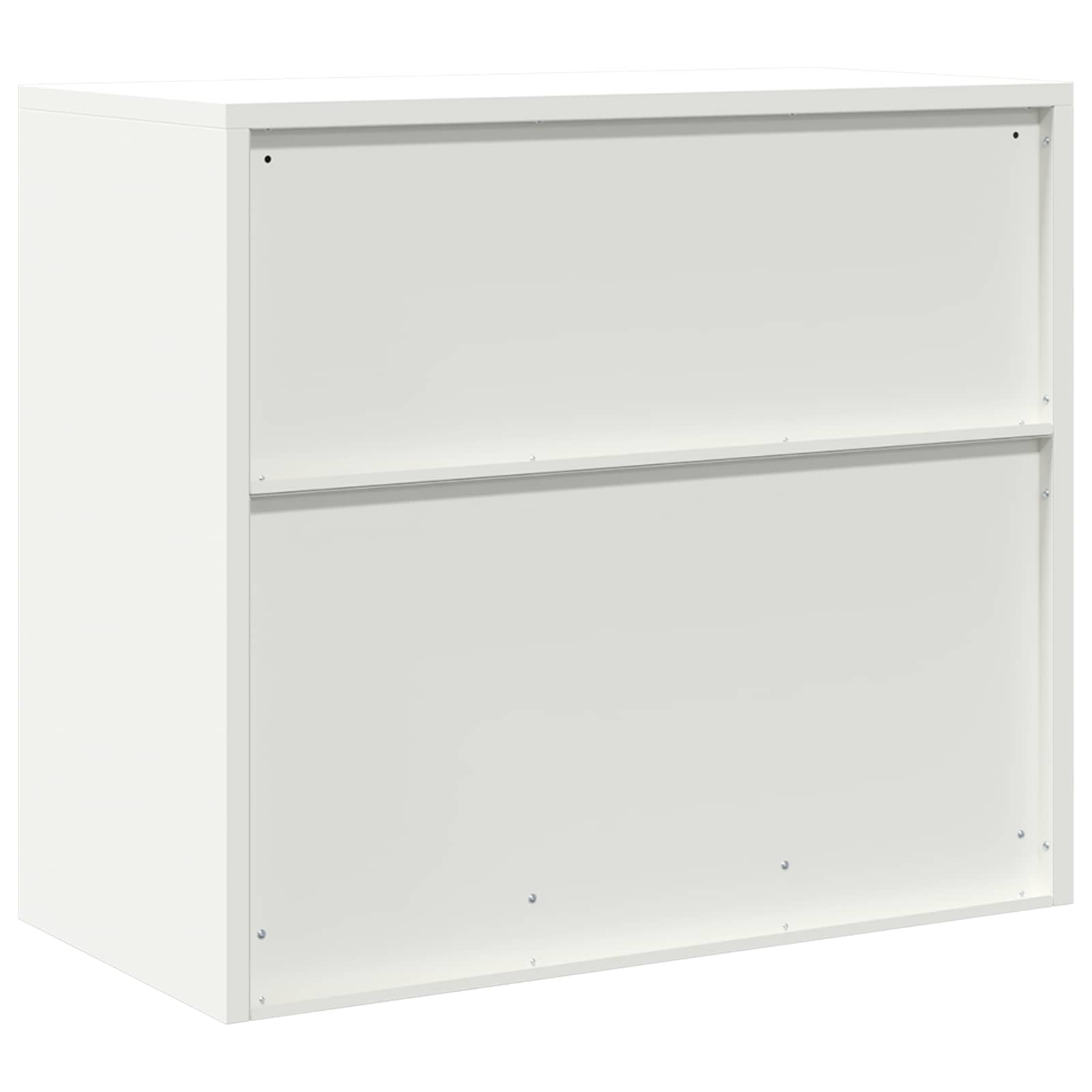 Aufbewahrungsschrank Weiß 80 x 40 x 70 cm Stahl