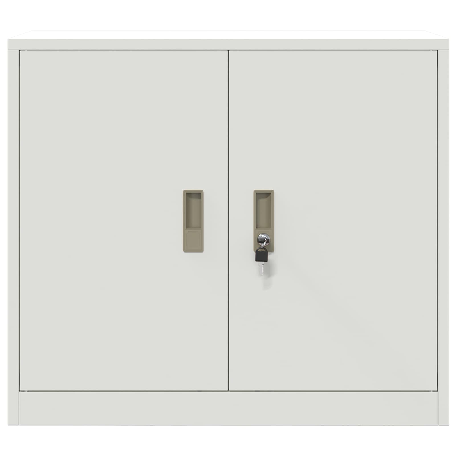 Aufbewahrungsschrank Weiß 80 x 40 x 70 cm Stahl