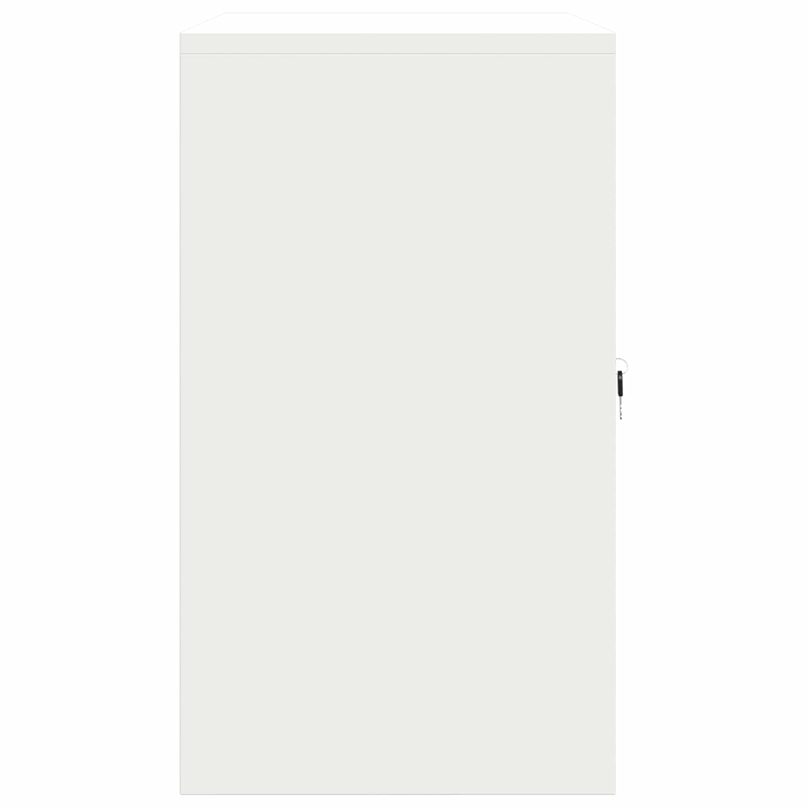 Aufbewahrungsschrank Weiß 80 x 40 x 70 cm Stahl