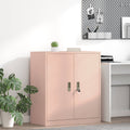 Aufbewahrungsschrank Rosa 80 x 40 x 90 cm Stahl