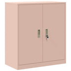 Aufbewahrungsschrank Rosa 80 x 40 x 90 cm Stahl