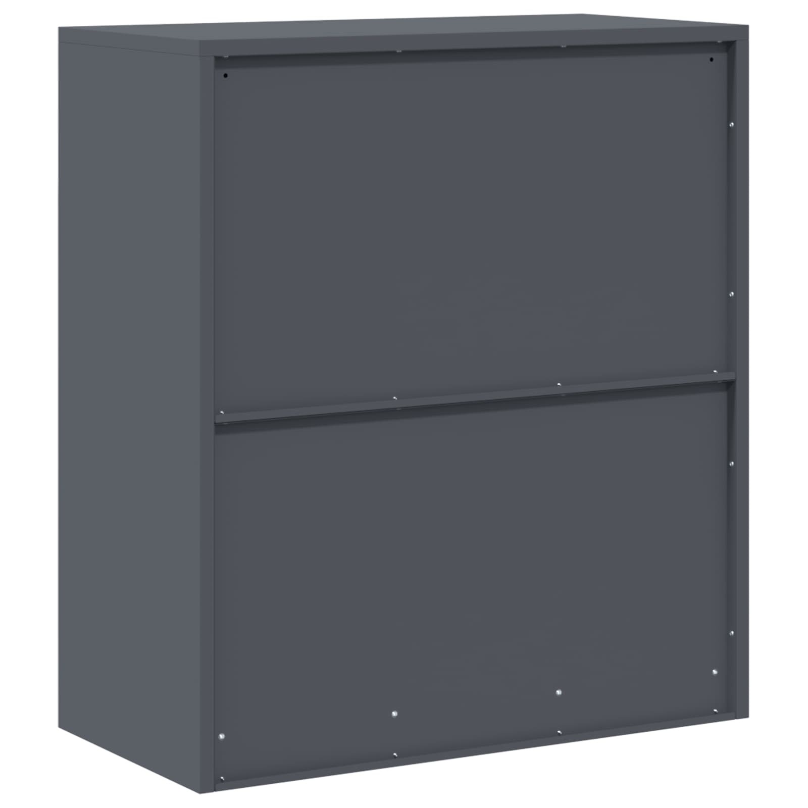 Aufbewahrungsschrank Anthrazit 80 x 40 x 90 cm Stahl
