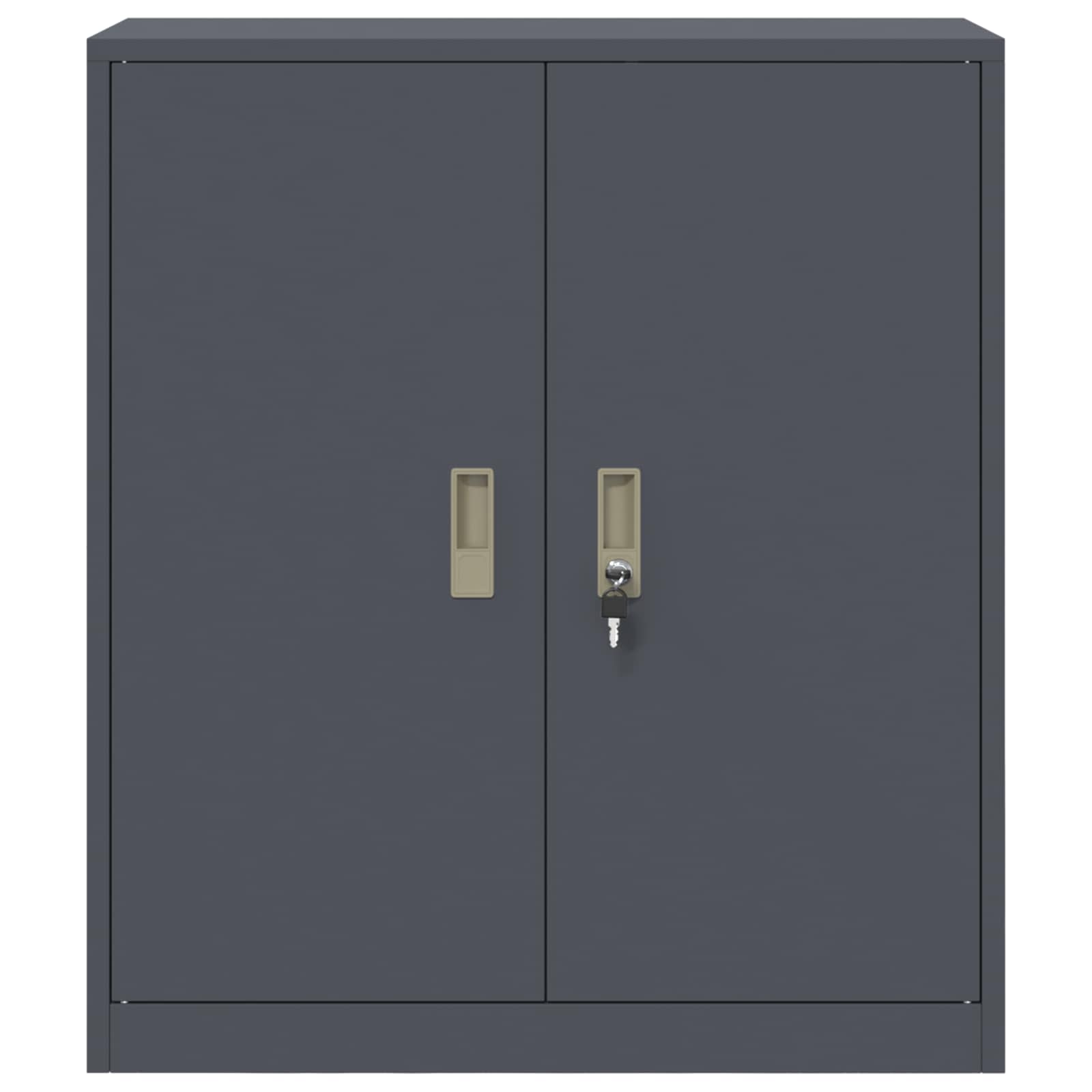 Aufbewahrungsschrank Anthrazit 80 x 40 x 90 cm Stahl