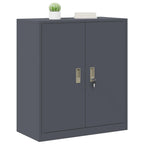 Aufbewahrungsschrank Anthrazit 80 x 40 x 90 cm Stahl