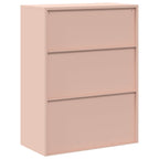 Aufbewahrungsschrank Rosa 80 x 40 x 105 cm Stahl