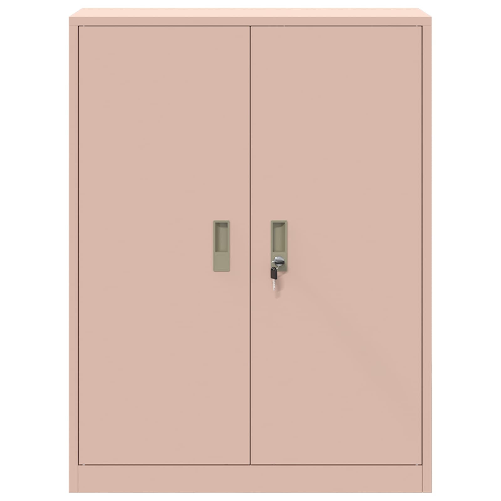 Aufbewahrungsschrank Rosa 80 x 40 x 105 cm Stahl