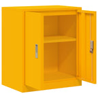 Aufbewahrungsschrank Senfgelb 60 x 40 x 70 cm Stahl