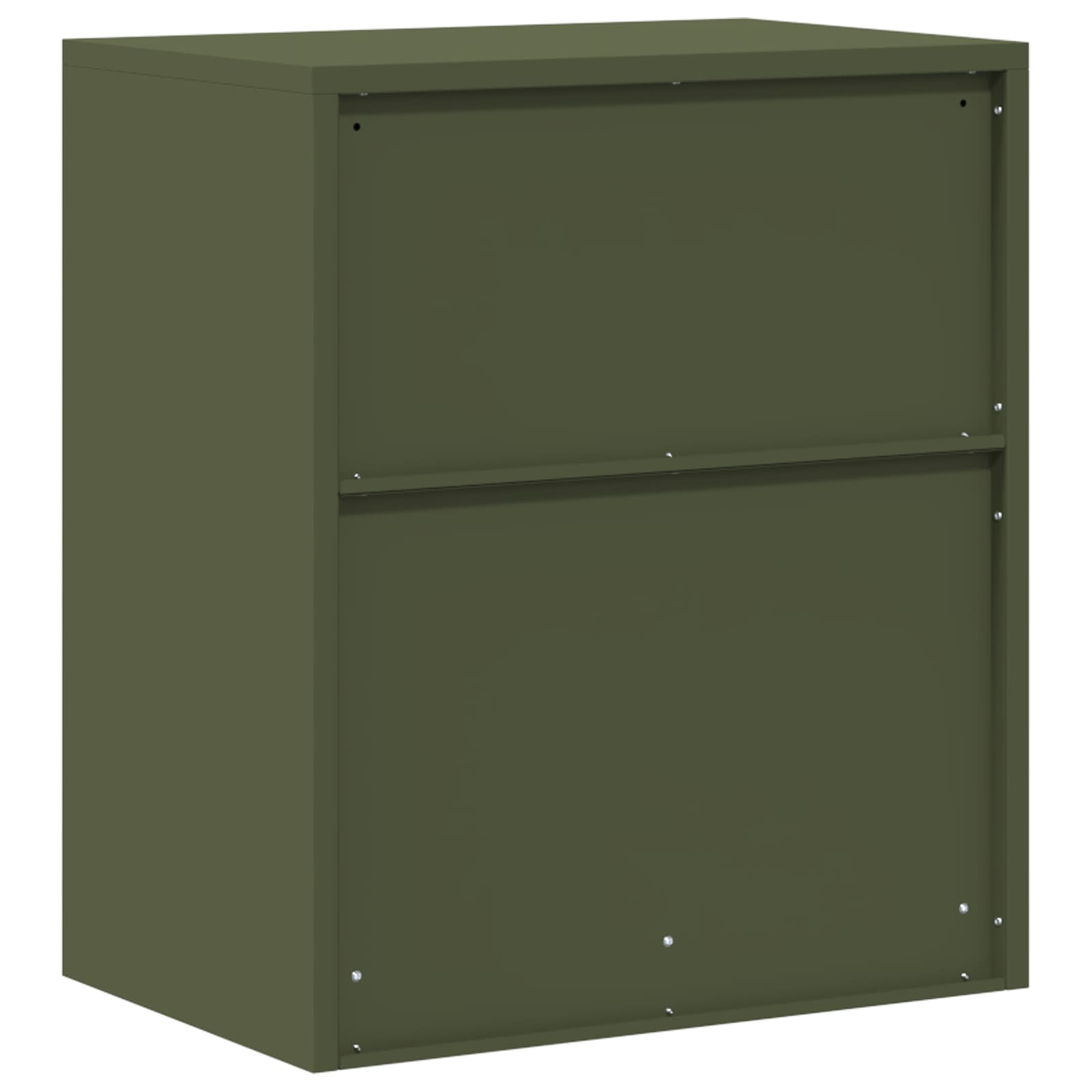 Aufbewahrungsschrank Olive Grün 60 x 40 x 70 cm Stahl
