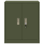 Aufbewahrungsschrank Olive Grün 60 x 40 x 70 cm Stahl