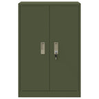 Aufbewahrungsschrank Olive Grün 60 x 40 x 90 cm Stahl