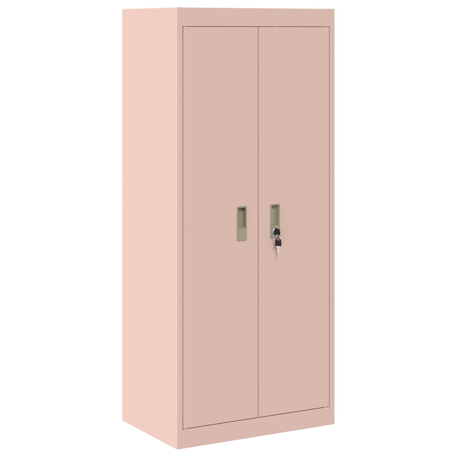Aufbewahrungsschrank Rosa 60 x 40 x 140 cm Stahl