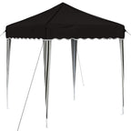Pop-up Partyzelt 195 x 195 x 245 cm Schwarz Oxford-Stoff