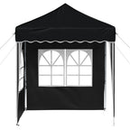 Pop-up Partyzelt 195 x 195 x 245 cm Anthrazit Oxford-Stoff