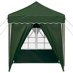 Pop-up Partyzelt 195 x 195 x 245 cm Grün Oxford-Stoff