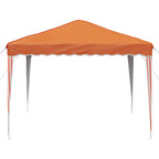 Pop-up Partyzelt 288 x 288 x 245 cm Orange Oxford-Stoff