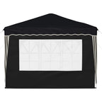 Pop-up Partyzelt 288 x 288 x 245 cm Anthrazit Oxford-Stoff
