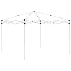 Pop-up Partyzelt 288 x 288 x 245 cm Taupe Oxford-Stoff
