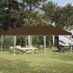 Pop-up Partyzelt 575 x 290 x 245 cm Taupe