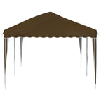 Pop-up Partyzelt 575 x 290 x 245 cm Taupe