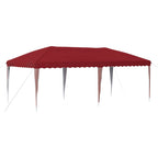 Pop-up Partyzelt 575 x 290 x 245 cm Bordeauxrot