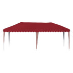 Pop-up Partyzelt 575 x 290 x 245 cm Bordeauxrot