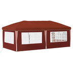 Pop-up Partyzelt 575 x 289 x 245 cm Terrakotta