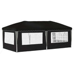 Pop-up Partyzelt 575 x 289 x 245 cm Schwarz